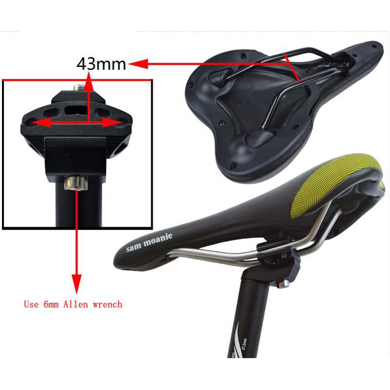 bike seat single bolt mount