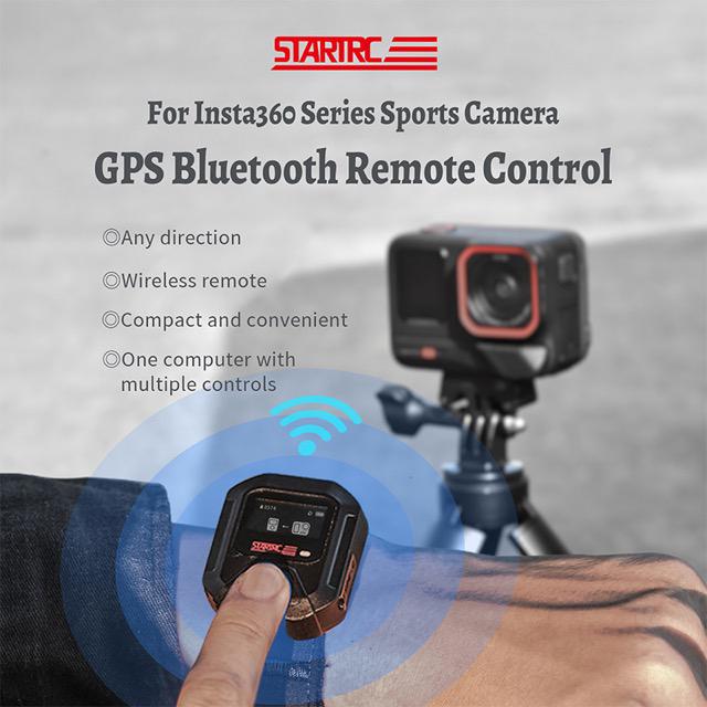 UniOEM - GPS Bluetooth Remote Controller with Wrist Strap for Insta360 ...